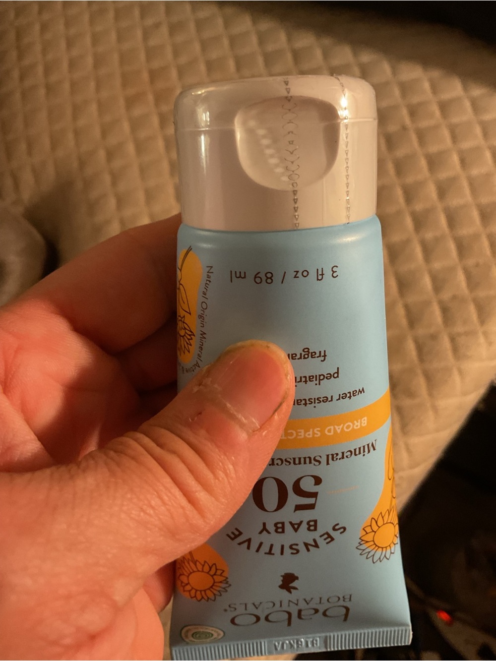 Babo Botanicals Sensitive Baby Mineral Sunscreen ~ 3 FL OZ ~ EXP 01/29 -SPF 50